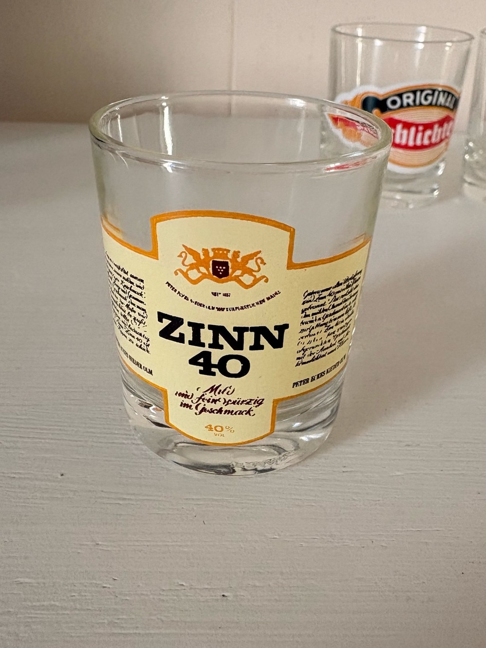 4 Glass Shot Cups from Europe - Picture 3 of 8